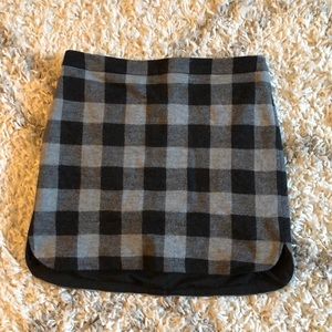 Madewell Buffalo Check Mini Skirt